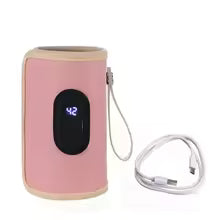 Chauffe biberon nomade rose
