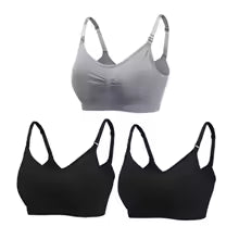 Soutien gorge d allaitement 2 Noires et 1 gris