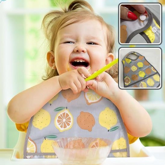 Bavoir bebe | Imperméable Ajustable - Bébé Intellect