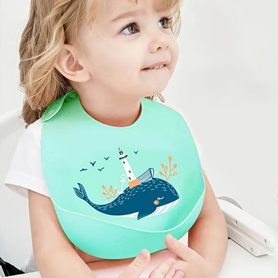 Bavoir bébé | Imperméable Babygourmet - Bébé Intellect