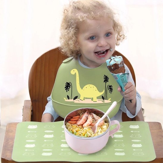 Bavoir bébé | Imperméable Babygourmet - Bébé Intellect