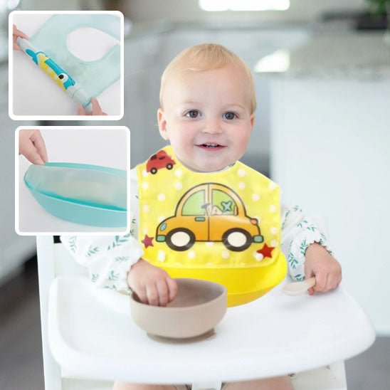 Bavoir bebe | impermeable Repas Sans Tache - Bébé Intellect