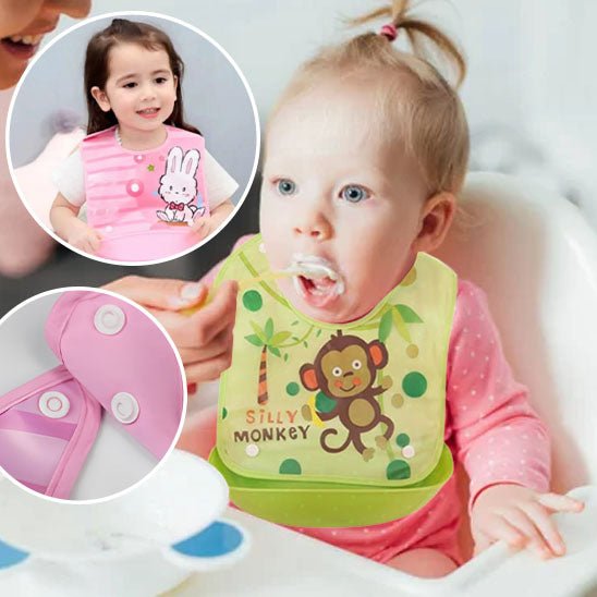 Bavoir bebe | impermeable Repas Sans Tache - Bébé Intellect