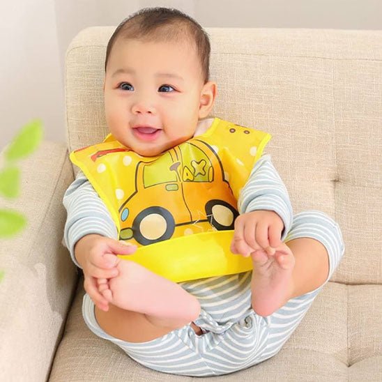 Bavoir bebe | impermeable Repas Sans Tache - Bébé Intellect