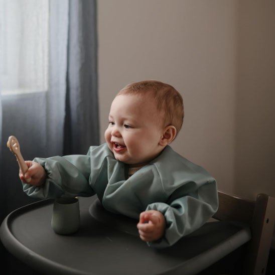 bavoir manche longue | ImperBaby - Bébé Intellect