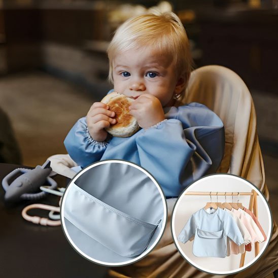 bavoir manche longue | ImperBaby - Bébé Intellect