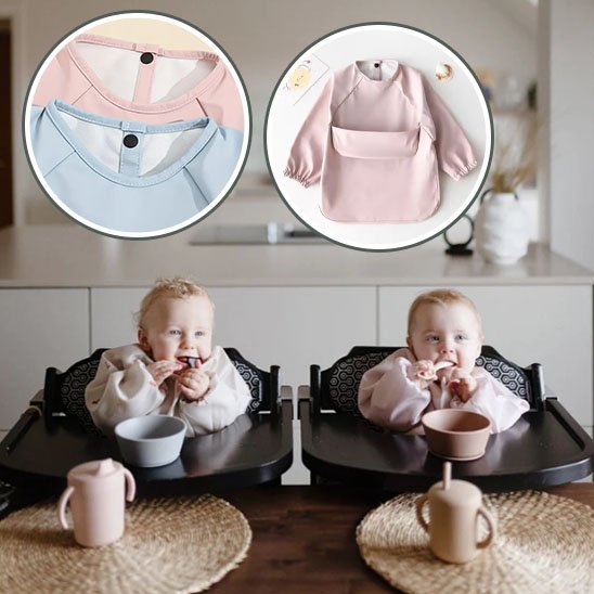 bavoir manche longue | ImperBaby - Bébé Intellect