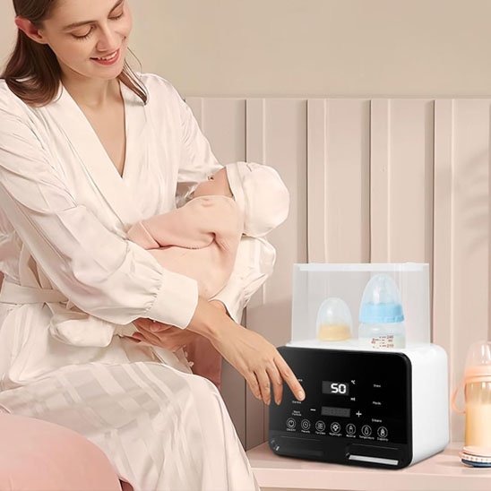 Chauffe Biberon | Ultra - Rapide - 2 biberons - Bébé Intellect
