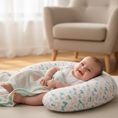 Coussin d'allaitement | Ergonomique - Bébé Intellect