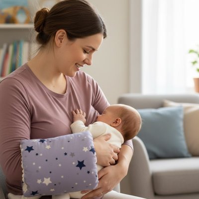 Coussin d'allaitement | Ergonomique Confort Optimal - Bébé Intellect