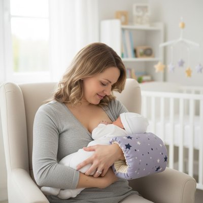 Coussin d'allaitement | Ergonomique Confort Optimal - Bébé Intellect