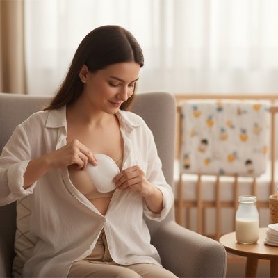 Coussinet d'allaitement | Éco - Confort - Bébé Intellect
