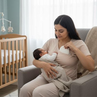 Coussinet d'allaitement | Éco - Confort - Bébé Intellect