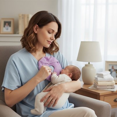 Coussinet d'allaitement | Écoconfort Lavable - Bébé Intellect