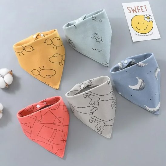 lot de bavoir bandana