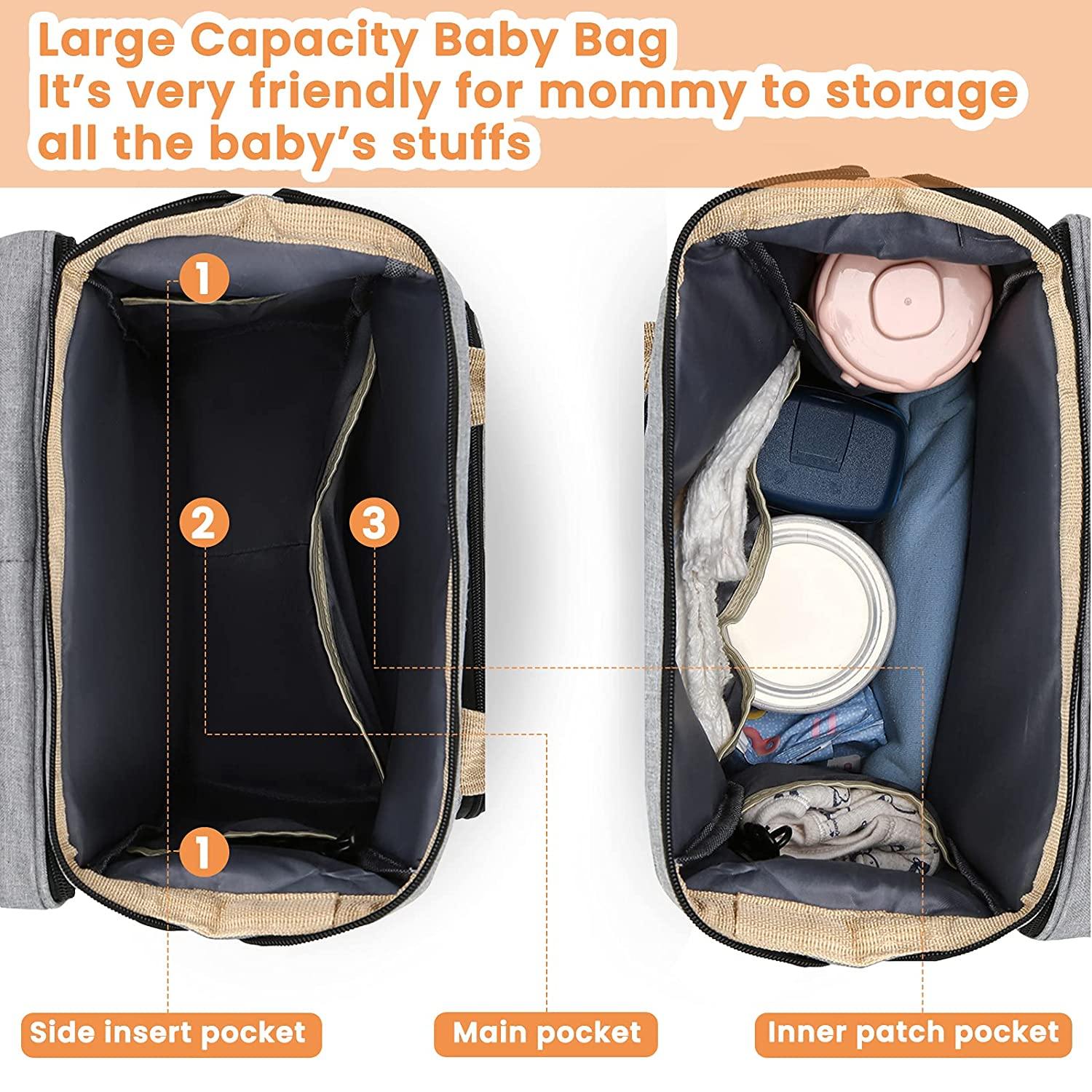 Sac à langer portatif | Berceau de voyage BabyNappy™ - Bébé Intellect