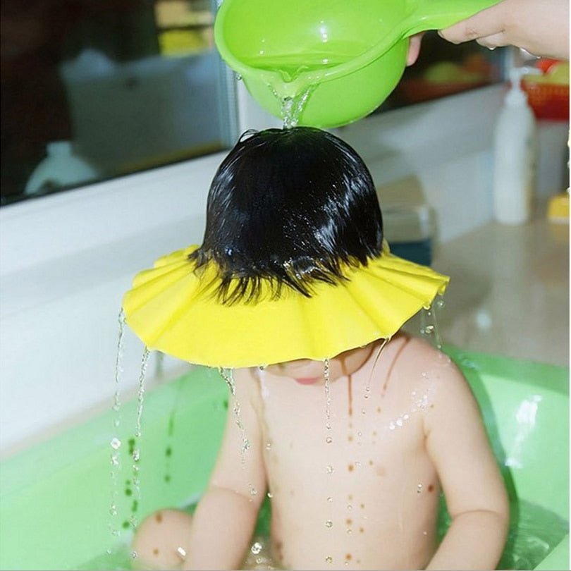 Visière chapeau pour douche bébé I ShampooCap™ - Bébé Intellect